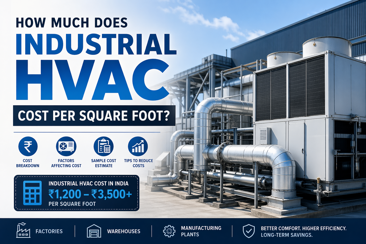 How Much Does Industrial HVAC Cost per Square Foot?